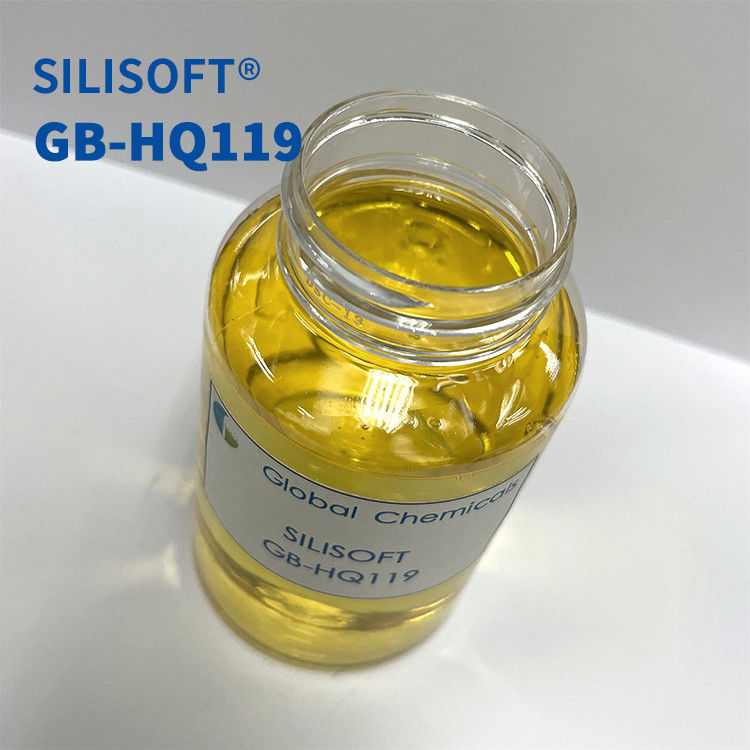 سیلیکون هیدروفیلیک با غلظت بالا SILISOFT GB-HQ119 برای پایان دادن به دسته از پارچه های بافنی و T / C بافنی