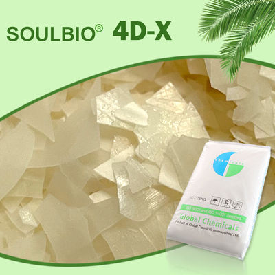 محلول در آب گرم، فلک های نرم کننده کاتونیک ضعیف 4D - X برای لباسشویی زرد تیره