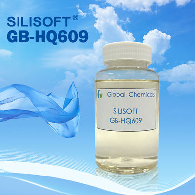 ماده نرم کننده پارچه انعطاف پذیر و صاف کننده برای لباس های ناز GB-HQ609 نرم کننده سیلیکون