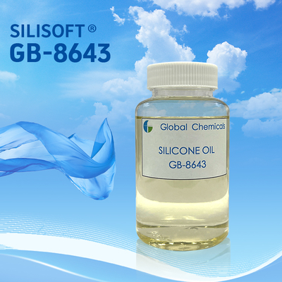 سیلیکون هیدروفیلیک با ثبات بالا SILISOFT GB-8643 برای پارچه های خانگی با پنبه خالص بافت، پارچه های چاپی واکنش پذیر، پارچه های چاپی پوشش، پارچه های چاپی ریمون