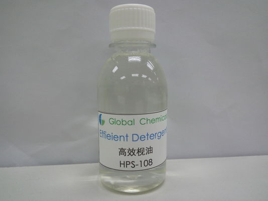 ماده کمکی محیط زیستی نساجی مواد شوینده کارآمد HPS-108 مایع شفاف زرد