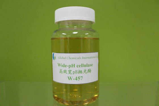 آنزیم های سلولاز W-62 / W-83 با pH گسترده در پارچه ها مایع زرد قهوه ای