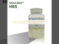 بسیار کم زرد شدن نرم کننده فوق العاده پشمدار SOULBIO HRS یک دستگیره فوق العاده پشمدار و نرم را به پارچه می دهد