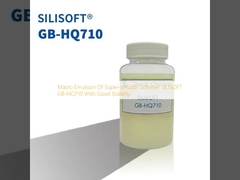 امولسیون کلان از نرم کننده فوق العاده صاف SILISOFT GB-HQ710 با ثبات خوب