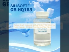 سیلیکون هیدروفیلیک ظریف و نرم SILISOFT GB-HQ163 برای نایلون ، اسپاندکس ، پلی استر و پارچه های فیبر شیمیایی