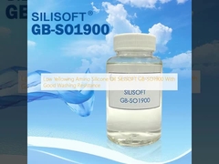 روغن سیلیکونی آمینو با رنگ زرد کم SILISOFT GB-SO1900 با مقاومت خوب در شستن