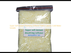 Super Soft Instant Dissolving Softener Flakes Cationic Soluble in Cold Water (فلاک های نرم کننده فوق العاده نرم و فوری محلول کننده در آب سرد)