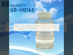 سیلیکون آبدوست ظریف و نرم SILISOFT GB-HQ163 زردی بسیار کم، بدون تأثیر بر سفیدی و سایه پارچه ها