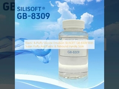 امولسیون سیلیکونی الاستیک و پفکی SILISOFT GB-8309 با سبک لمسی فوق‌العاده پفکی و الاستیک و برگشت‌پذیر
